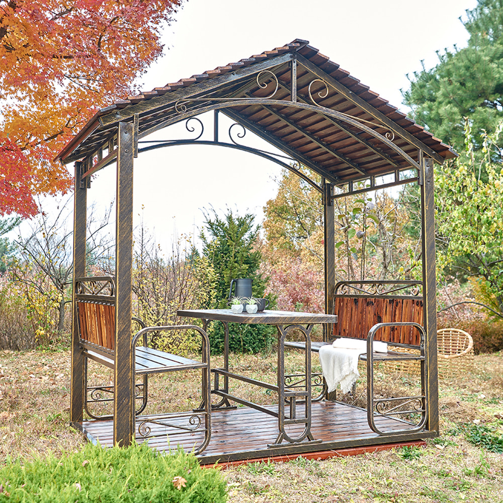콜로세움-지붕연결벤치Bㅣ야외벤치 정원벤치 야외철제벤치 지붕연결벤치 피카소가구ㅣP9203ㅣEF122피카소가구