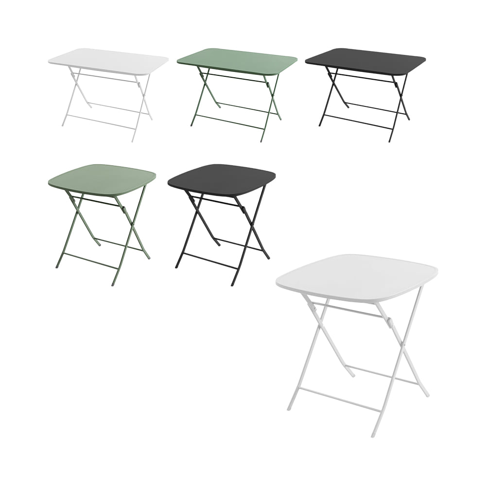 피파 사각 접이식 테이블 | 야외테이블 아웃도어가구 카페테이블 사각 철재 디자인테이블 접이식테이블 피카소가구 | P9428 | EB540피카소가구